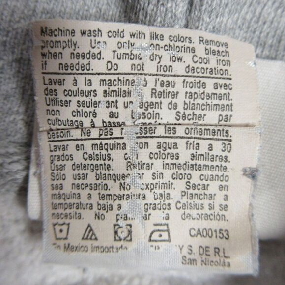 CHAMPION Reverse Weave VINTAGE Hoodie Sz Medium Gray C Logo 1990s Sweatshirt Y2K - Picture 8 of 14